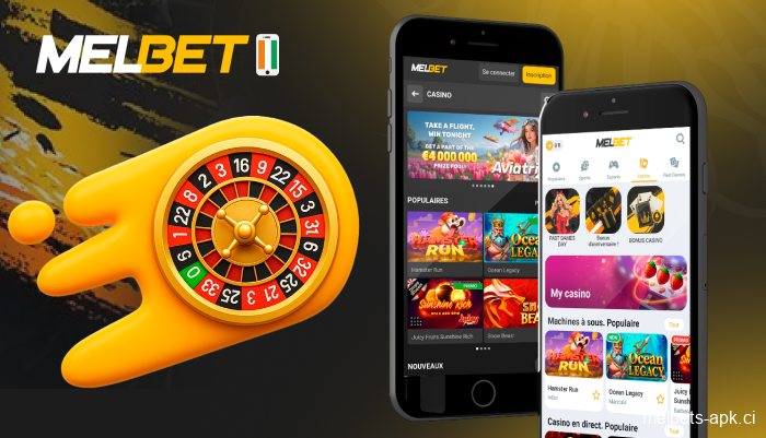 Jeux de casino en ligne dans l’app Melbet