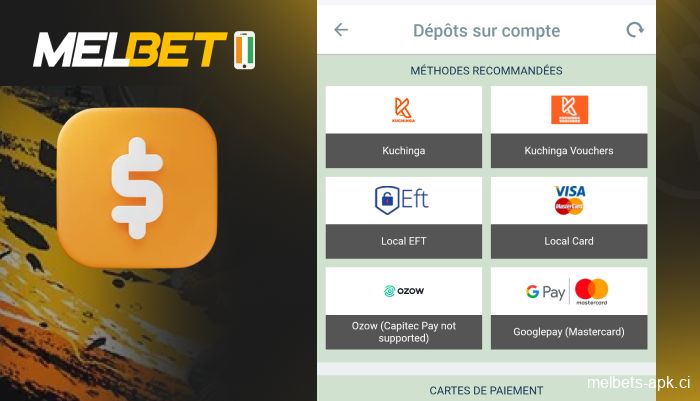 Effectuez votre premier dépôt, étape 6