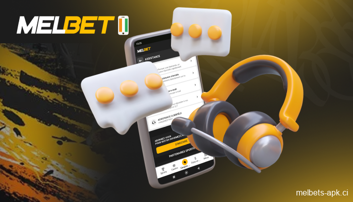 Comment contacter l'assistance dans l'application Melbet?