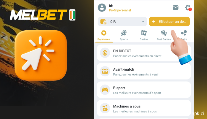 Terminez l'inscription et rechargez votre compte, étape 5