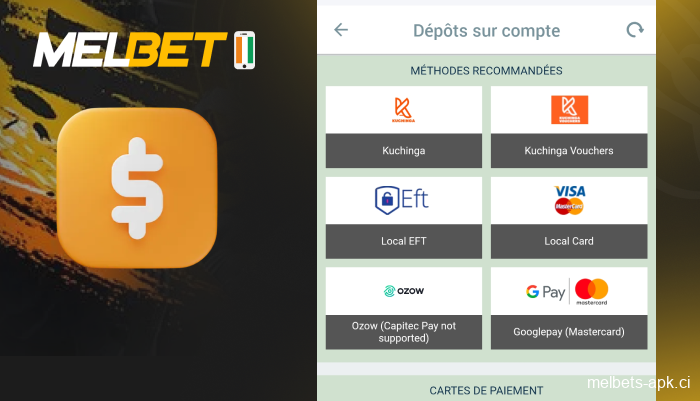 Choisissez votre système de paiement, étape 6
