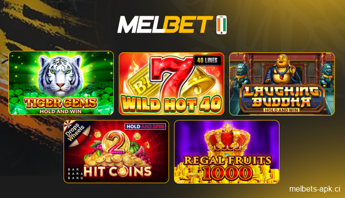 Jeux de jackpots avec cagnottes importantes dans l’app Melbet