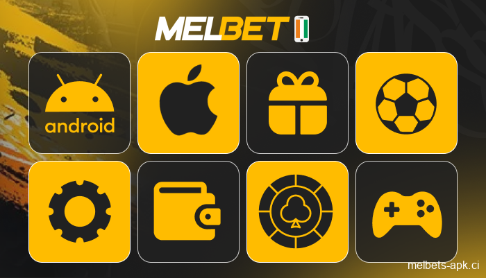 Caractéristiques de l’app Melbet pour paris sportifs et casino