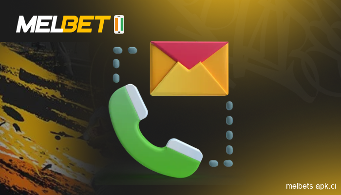 Contactez l'assistance clientèle de Melbet en Côte d'Ivoire pour toute réclamation ou question