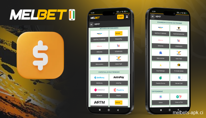 Dépôts et retraits rapides en XOF via l’appli Melbet Aviator