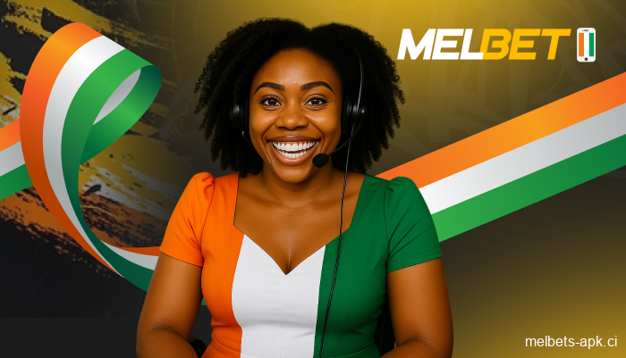 Support client Melbet en Côte d'Ivoire